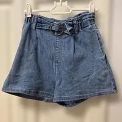 デニムブルー ショートパンツ 160cm