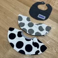 ベビー用スタイセット 3枚組　リバーシブル　3枚セット　まとめ買い