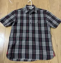 ⭐︎BURBERRY⭐︎バーバリー 半袖 シャツ 黒 チェック サイズ2