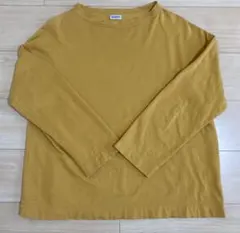 ORCIVAL オーシバル 裏ボア長袖カットソー マスタード