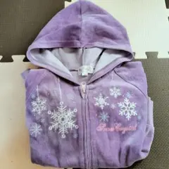motherways マザウェイズ パープル パーカー 140 紫 雪 結晶
