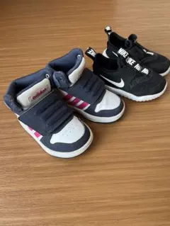 adidasとNIKEのスニーカー2足セット