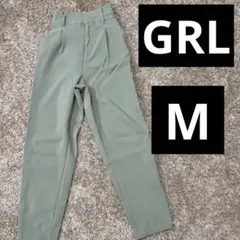 GRL ストレートパンツ ボトムス ミントグリーン スラックス