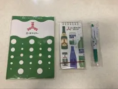 三ツ矢サイダー　A5ノート　ボールペン　メモ帳