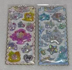 正規品　キラキラウォーターインシール　2枚セット　サンリオ