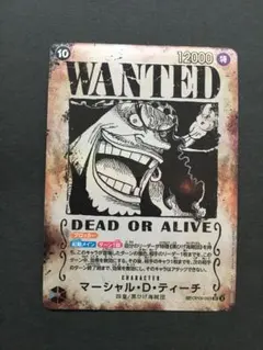 マーシャル　D ティーチ　手配書　sp