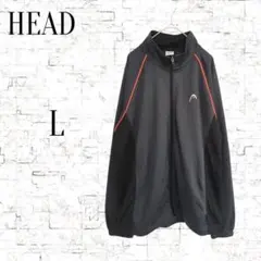 【ヘッド】 ジャージ ジャケット　フルジップ　ブラック　 Lサイズのサムネイル