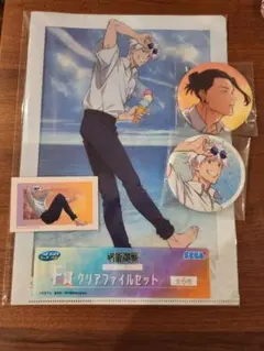 クリアファイルセット 缶バッジ　夏油傑　五条悟