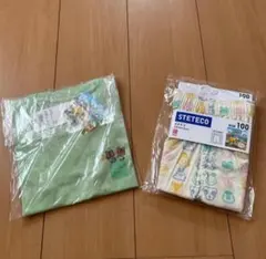 あつ森 ユニクロ ステテコ Tシャツ キッズ 100 110