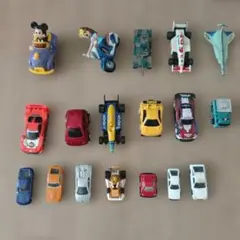 ミニカー 15台セット まとめ売り キャラクター レーシングカーのサムネイル