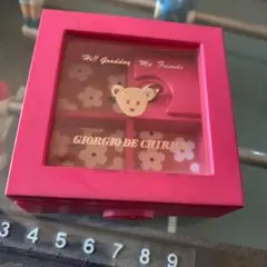 昭和レトロ オルゴール付き小物ケース