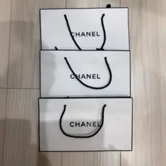 シャネルコスメショップ袋3枚セット