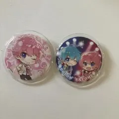 すとぷり さとみ ころん 缶バッジ 2点セット