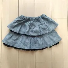 OAK DOLL ギンガムチェック 120 スカート