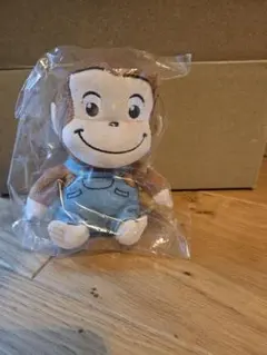 おさるのジョージ ぬいぐるみ 青いオーバーオール