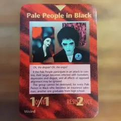 イルミナティカード Pale People in Black【レア/初版】 - メルカリ
