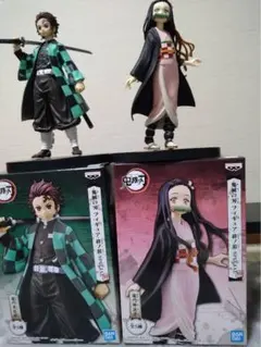 炭治郎・禰豆子 プライズ　フィギュア　2体セット 鬼滅の刃　絆ノ装