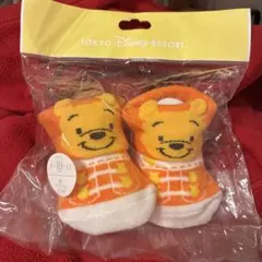 新品未使用ディズニーリゾート くまのプーさん ベビー靴下 9ー11cm即購入OK