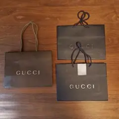 GUCCI 紙袋　3枚　グッチ