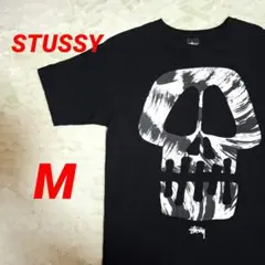 STUSSY ステューシー 半袖Tシャツ M ドクロ メキシコ製