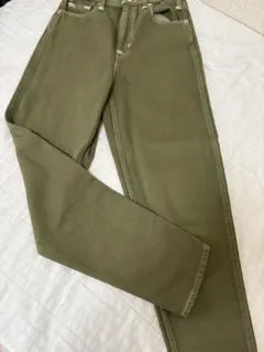 希少 Levi's Red ストレートデニムパンツ オリーブ(カーキ )丈長めのサムネイル