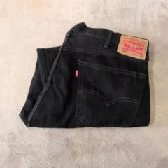 R*u様 リーバイス　505 濃紺　ブラックデニム　40インチ　美品　黒