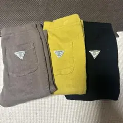 はるぱんまん様専用　BREEZE ダイスキ　リブパンツ　3色セット　80サイズ