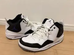 NIKE JORDAN スニーカー ホワイト ブラック パープル
