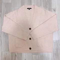 【新品未使用】ユニクロスフレヤーンVネックショートカーディガン