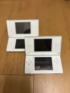 [レア] ニンテンドーDS Lite 店頭用モック品クリス タルホワイト2台