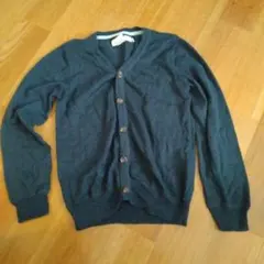 エイチ・アンド・エム　ネイビー　カーディガン