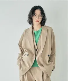 新品未使用 LEPSIM TRルーズWブレストジャケット