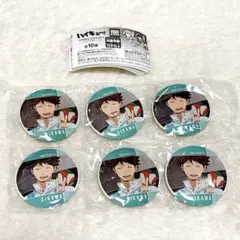 ハイキュー!! メモリアル缶バッジ4 及川徹 6個セット ガチャ