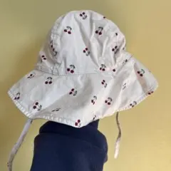 H&M チェリー柄 バケットハット
