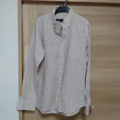 BEAUTY&YOUTH チェック柄長袖シャツ L