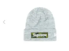 Supreme グレー ニット帽 カモフラージュ