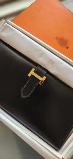 HERMES ベアン 長財布 ブラック ゴール金具新品・未使用のサムネイル
