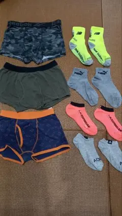 パンツ3枚＆ソックス4足セットのサムネイル
