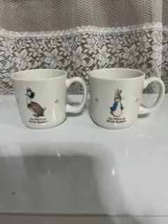 ピーターラビット マグカップ 2個セット