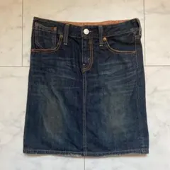 リーバイス デニムタイトスカート ひざ丈