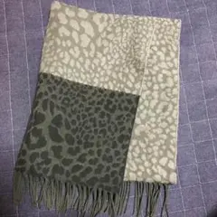 ヒョウ柄ストール マフラー