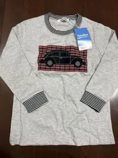 familiar ファミリア　車刺繍 長袖カットソー 110