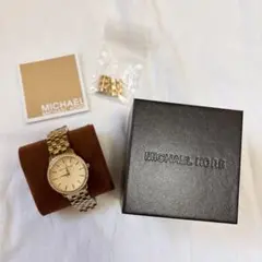 □ 新品未使用 □ MICHAEL KORS MK6109 ゴールド 腕時計 - メルカリ