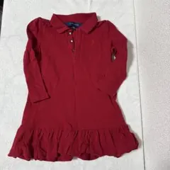 Ralph Lauren 赤いワンピース 2A90cm美品