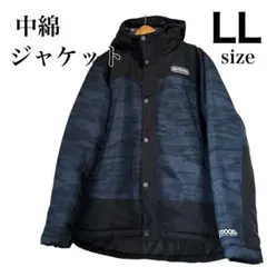 《極美品》OUTDOOR PRODUCTS 迷彩柄 中綿ジャケット LL 黒