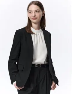 GUジャケットとパンツのセットアップ黒L