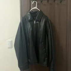H&M ブラックレザージャケット ユニセックス XLサイズ