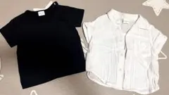 SIMPLE FREE ベビー トップス 2枚セット 80cmのサムネイル