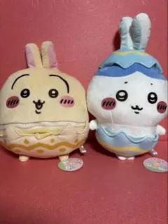 ちいかわ そろそろイースターなbigぬいぐるみ うさぎ、ハチワレ タグ付き