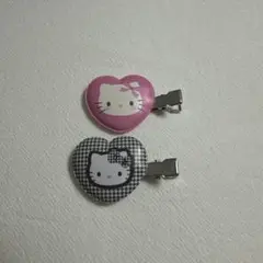ハローキティ ヘアクリップセット　前髪ピン